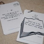 Bible and skill cards