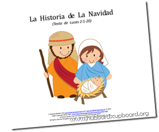 The Christmas Story Booklet Spanish Cover