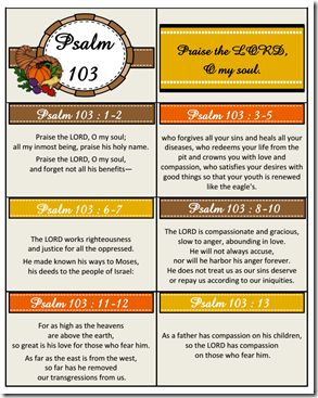 Psalm 103 memory cards