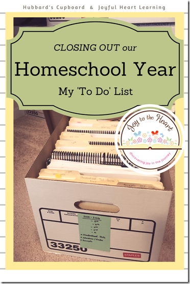 Closing Out Our Homeschool Year (1)