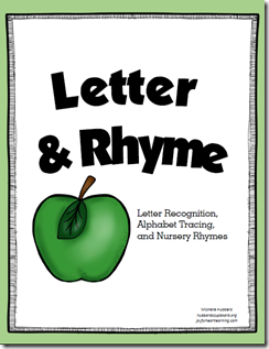 Letter and Rhyme Cover