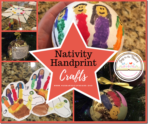 Nativity Handprint Crafts